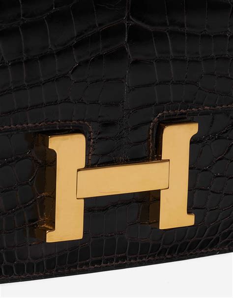 Hermès Constance 18 Alligator Macassar 